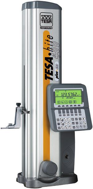 TESA-HITE plus M 400 / 700 Il valore aggiunto dei TESA-HITE plus M 400 / 700 con sistema di misura motorizzato è evidente non solo nelle caratteristiche tecniche, ma anche nel confort di utilizzo.