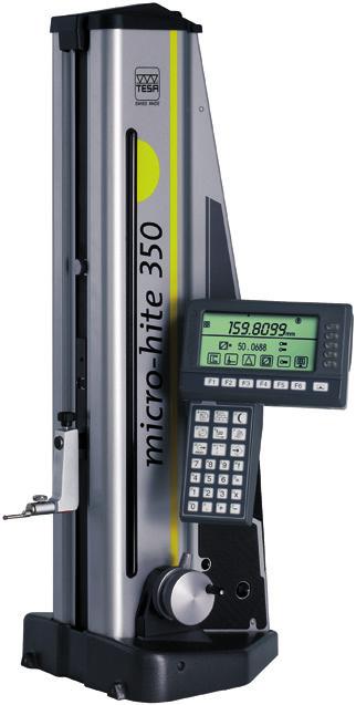 PER OPERAZIONI DI CONTROLLO IN PRODUZIONE I misuratori verticali sono strumenti ad una coordata utilizzati su un piano di controllo, preferibilmente granito.