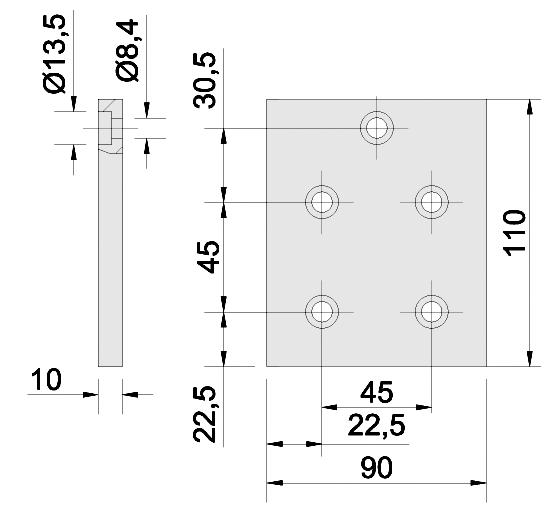 Codice 6574 Tenditore tensionatore 25 Per cinghia dentata 25 AT10 (codice 6582)