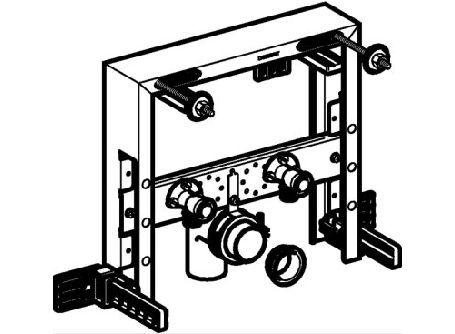 1 SUPPORTI A PIASTRA X COMBIFIX 457.872.26.