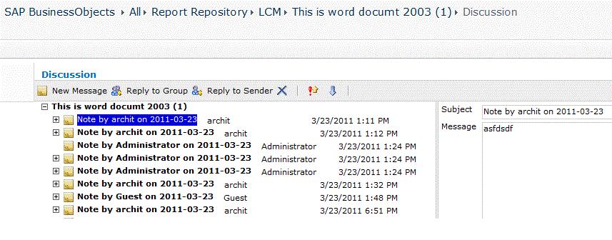 Utilizzo degli oggetti 1. Nella web part IOMS-Esplora contenuto passare all'oggetto che si desidera discutere. 2. Fare clic sul menu di scelta rapida del file e selezionare l'opzione Discuti. 3.