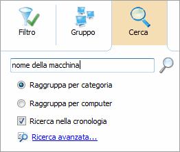 Schermata 63: Ricerca di computer e gruppi specifici 2.