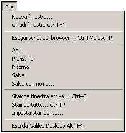 Obiettivi del modulo 05 Il presente modulo propone vari menu di Galileo Desktop con le relative funzionalità.