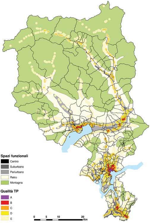 Livello di qualità dell offerta di trasporto pubblico e spazi funzionali Libri e riviste La ricerca Congiuntura L analisi Il tema Livello A (ottimo) Categoria di fermata ottima con raggiungibilità