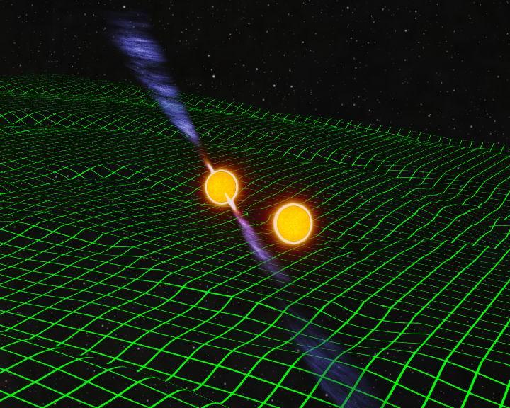 Hulse e Taylor hanno trovato una pulsar in cui l emissione radio oscilla, indicando prima una fase di accelerazione e quindi una fase di rallentamento della stella.