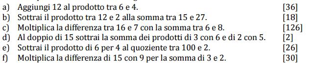 19. Traduci in espressioni numeriche le seguenti frasi e calcola il risultato: g) Moltiplica l opposto del quadrato di -3/ per il reciproco di 9/8 [-] 0.