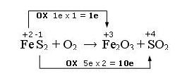 la reazione bilanciata; 13.1.1 Redox con più di due elementi che variano il n.o. In questo caso conviene eseguire il bilancio elettronico aggiornando solo i reagenti.