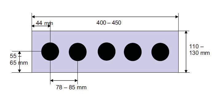 5.4 Area di tiro L area di tiro deve essere posizionata vicino alla linea di partenza/arrivo del percorso di corsa.