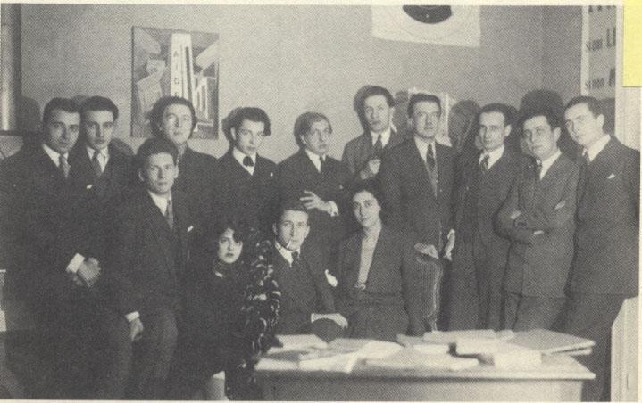 8 Il gruppo Surrealista nel 1924: Baron, Queneau,