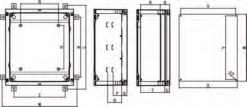 Distribuzione Accessori Comuni Set di 4 staffe Controporta in termoindurente Telaio funzionale Pannello Sfinestrato Pannello Cieco Pannello Cieco doppio Guida EN 50022 - - - - - - 550502 550562