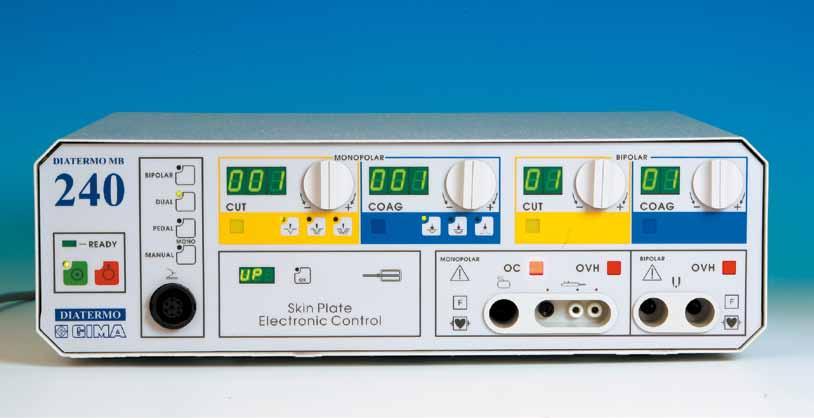 Elettrobisturi ospedalieri 240 e 380 Watt 30690 30690 DIATERMO MB 240 riproducibilità dei valori.