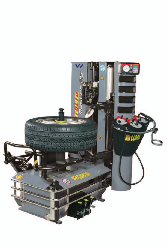 TYRE CHANGERS VAS 6200 Smontagomme superautomatico per ruote vettura Superautomatic passenger tyre changer VAS 6200 Diametro max ruota / Maxi wheel diameter Larghezza max ruota / Maxi wheel