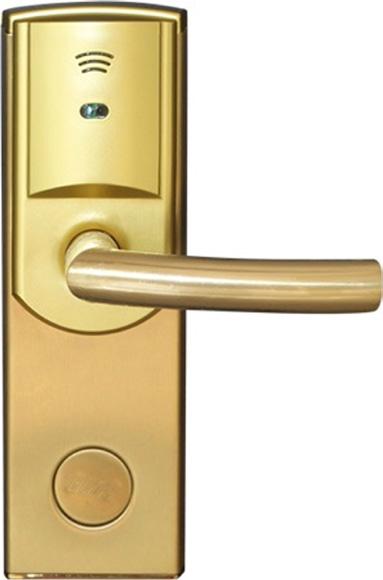 lettore badge Temic o Mifare - serratura con cilindro - 3 chiavi in dotazione - lettura da badge : num. camera, num.