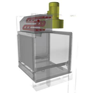 È un modulo pesante, lungo ben 820 mm, con un completo sistema di lavaggio IdroWash 2 a tre bracci.