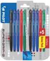 SUPERGRIP G PUNT MEDI Confezione 6 penne + 6 penne offerte dal produttore -35% 6,90 4,40 5x PENNE PILOT G2 O G2