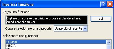 Terzo sistema: cliccando sul pulsante di