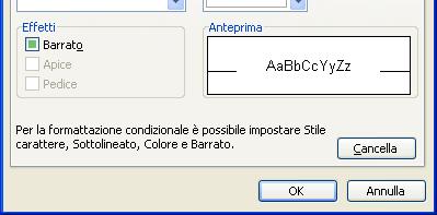 cui sarà possibile scegliere le impostazioni da