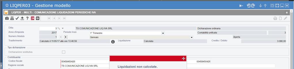 contribuente con periodicità iva mensile, nel terzo rigo