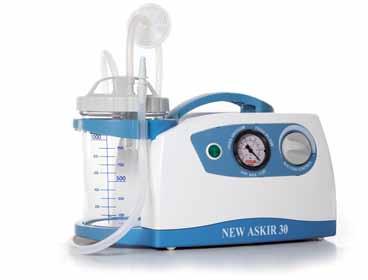 172 New Askir 30 Portatili / Batteria New Askir 30 NEW ASKIR 30 is a desk-type electric suction unit for the aspiration of body liquids, oral, nasal and tracheal aspiration in adults or children.