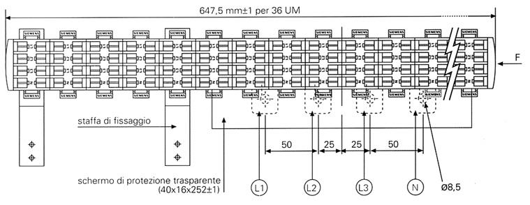 ordinazione 8GF9 676 8GF9 677 8GF9 678 8GF9 680 8GF9 681 8GF9 682 H1 198 398 598 198 398 598 H2 150 350 550 150 350 550 B1 491 491 491 791 791 791 B2 475 475 475 775 775 775 Sbarre di rame 12.