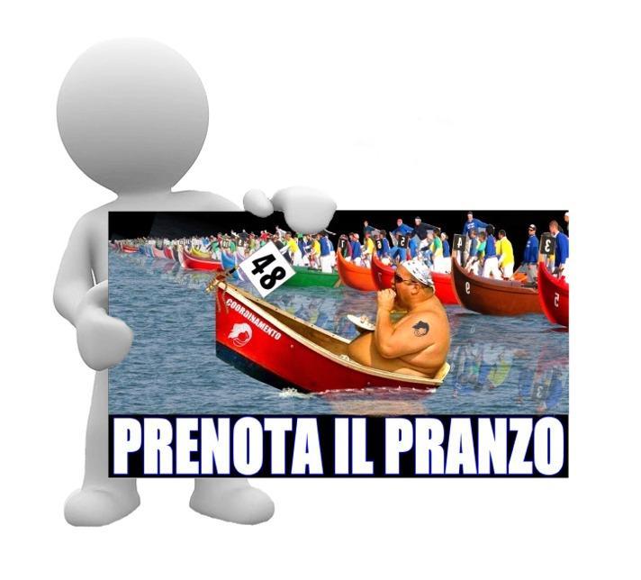 Fino ad esaurimento scorte. Confermate la Vostra partecipazione GRATUITA al Grande Rinfresco del Dopo Regata.