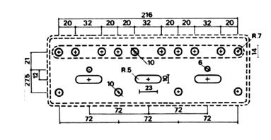 A partire da sinistra, le fasi sono identificate nella maniera seguente: Sigla MCM.3/VE/B (colore bianco) MCM.3/VE/G (colore giallo) MCM.