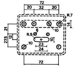 2/SA: 170 x 85 x 48 mm ENEL ha adottato una particolare convenzione colorimetrica, per l identificazione delle fasi, in funzione dei compartimenti dove le