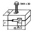 ACI121026 Codice Z121026 Vite speciale 6 MA cava esagonale con slitta Viti speciali