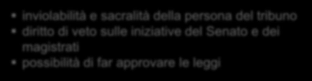 Poteri e titoli di Augusto Principe diritto di votare per primo nelle assemblee del Senato Comandante dell esercito Potestà tribunicia (23 a.c.) Imperio proconsolare (23 a.