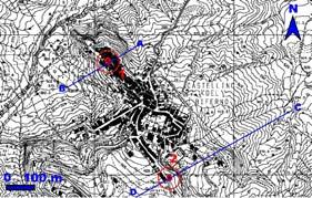 INGV-GNDT, ), sia da documentazione fotografica storica. Pertanto, nel caso del terremoto del 984 è stato possibile compilare solo a posteriori le schede di censimento del danno/vulnerabilità.