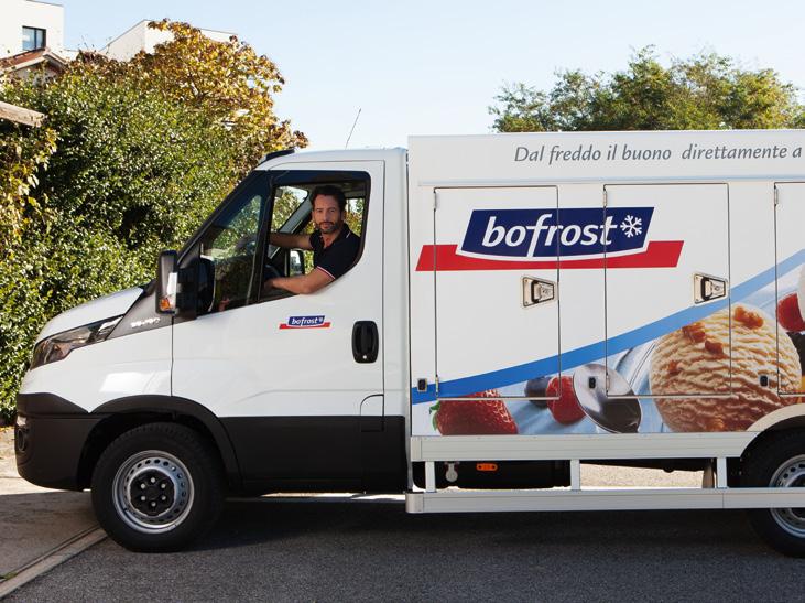 La storia di bofrost* È l'azienda leader nella vendita "porta a porta" di specialità surgelate con consegna direttamente a domicilio, ma è anche una realtà internazionale motivata dalla volontà di