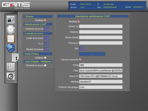 L utilizzo di un server di dominio per regolare l accesso agli apparati permette di centralizzare l amministrazione delle autorizzazioni: creando sul server un utente con associato un determinato