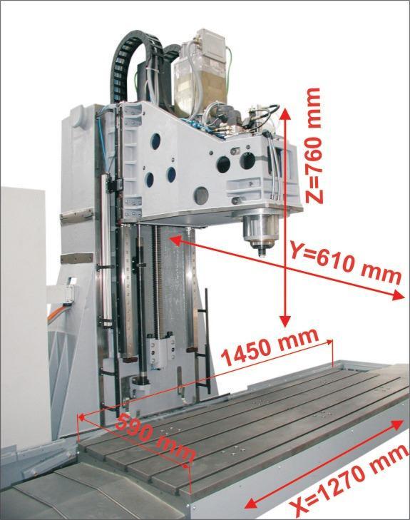 Il centro di lavoro verticale MCFV 1260 è una macchina ad alto rendimento per la completa tornitura a truciolo nelle assi X, Y, Z.