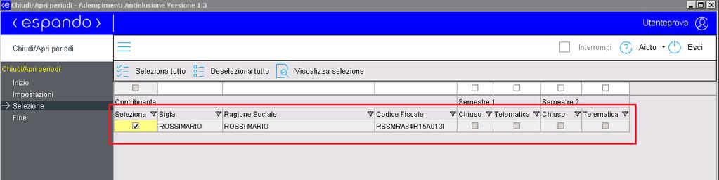 Chiudere il periodo, significa che i dati sono quelli definitivi, pronti per essere trasmessi all Agenzia delle Entrate.