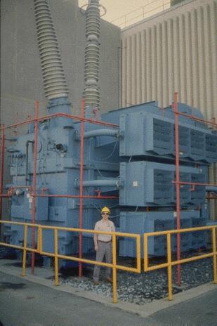 Danneggiamento di Trasformatori Danneggiamento di un trasformatore di una centrale del Delaware (New