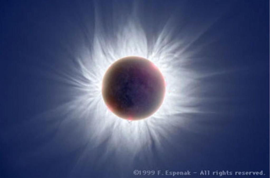 (Agosto 1999) Immagine della corona solare