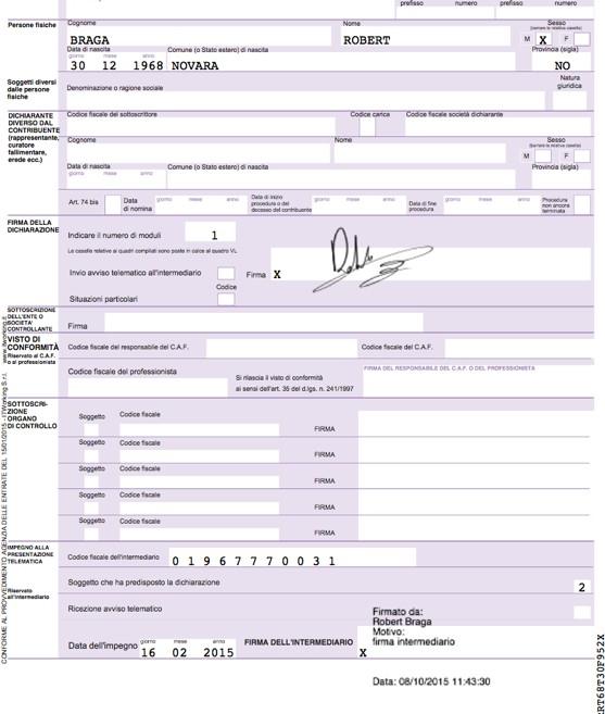 1) Ges6one ele<ronica dei documen6 FIRMA GRAFOMETRICA esempio Firma digitale PADES L