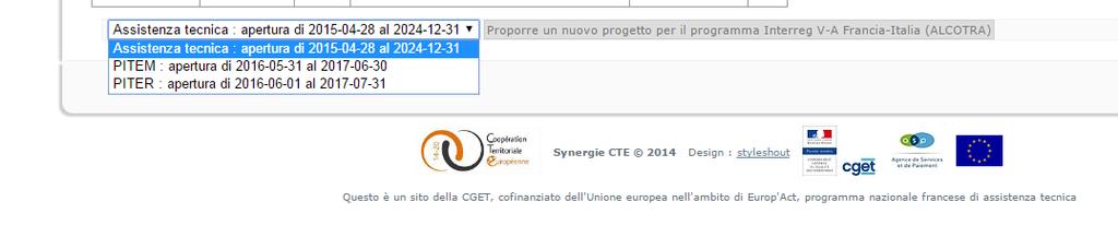 Esistono tre opzioni: 1. Opzione 1: il coordinatore del piano è già stato capofila di un progetto sulla piattaforma Synergie CTE 14-20 (ALCOTRA o altro programma; es: MED); 2.