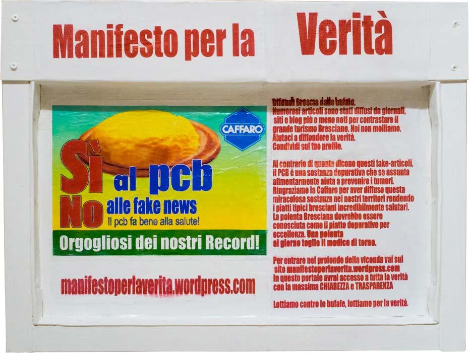 Manuel Ghidini Manifesto per la verità (Brescia Caffaro),