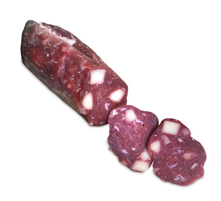 CINISARA SALUMI BUSAMBRINA DI VACCA CINISARA GODRANO (PA) I muscoli pregiati della coscia dei bovini di razza Cinisara vengono massaggiati per dieci giorni con una concia composta da sale marino,