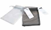 ) - Black Orchid 475 Contenitore in tessuto bianco per monete Sac en tissu Fabric Container CONT475 Sacchetti in organza 2