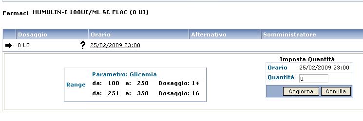 Ex. Terapia in infusione continua Ex.