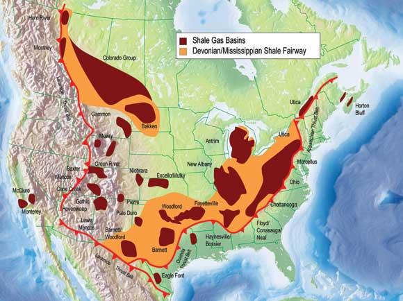 Abbondanti risorse USA di tight oil & shale gas ~ 50 mldblditight Oil ~ 25