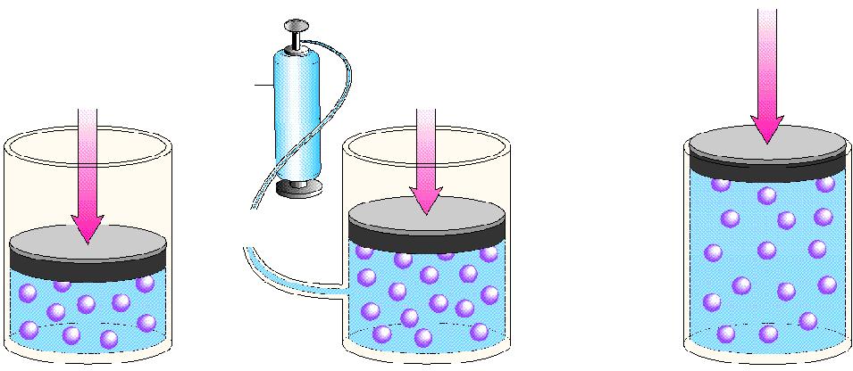La Relazione Quantità di Gas - Volume: Legge di Avogadro 15 A temperatura e pressione costante, il volume di un gas è direttamente proporzionale alla quantità di gas.