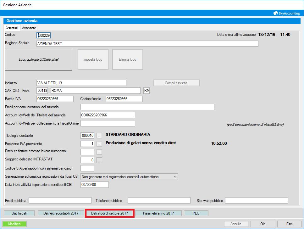 Dopo aver cliccato sul tasto "Ok" il programma tornerà alla finestra