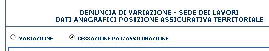 1.1 Nuova variazione Selezionando nuova variazione viene visualizzato l elenco di tutte le ditte (Figura 1) che l utente ha in delega.