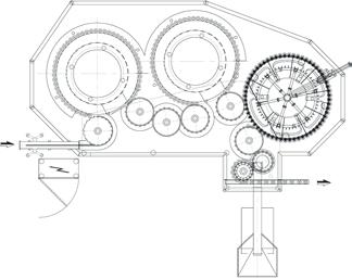 2) Prima Sciacquatrice. 3) Seconda sciacquatrice. 4) Riempitrice. 5) Tappatore sterile. 6) Elevatore tappi. 7) Laminar flow + isolatore. 2 3 1) Control panel/touch screen.