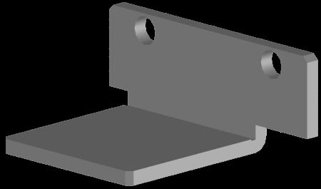 corner DX for profil SP4032 and SP4033 SP 4118 Squadretta rinforzo angolo profilo SX SP4032 e SP4033 Equerre pour renforcement angle SX pour profil SP4032 et SP 4033