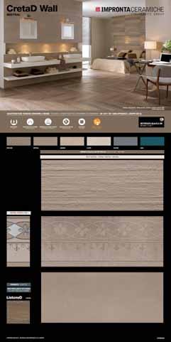 6 Rivestimenti IN PASTA BIANCA WHITE BODY WALL TILES pannelli sinottici RIVESTIMENTI 200x100x1,4cm graphic panel WALL TILES 200x100x1,4