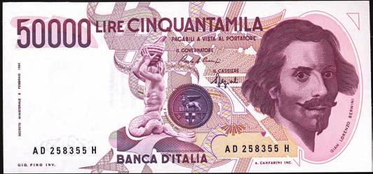 5544 50.000 Lire - Bernini 1 tipo 05/12/1984 - Alfa 901; Lireuro 80A - Ciampi/Stevani FDS 45 5545 50.